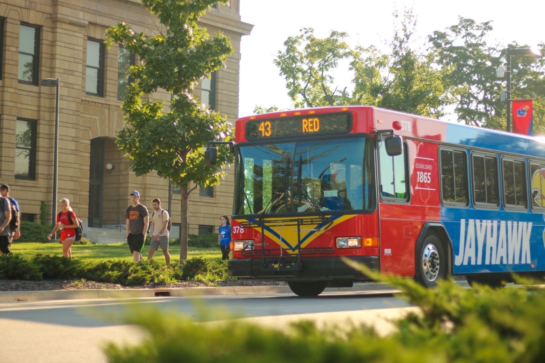 Bus on Jayhawk